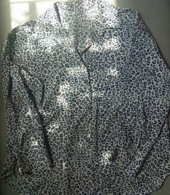 Chemise - Crepe Imprime Leopard