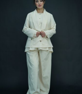 Ensemble Veste + Chemise + Pantalon - Tout Laine
